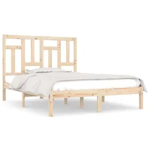 Berkfield Bed Frame Solid Wood Pine 120x200 cm