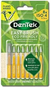 Dentek Easy Brush Eco Friendly Interdental Brush Is04 - 8 Pack