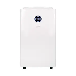 Igenix IGDH020W Dehumidifier Removes 20 Litres Moisture a Day, White