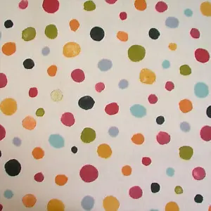 Just So Home Garden/Kitchen Oilcloth Wipeable Tablecloth (Coral Spots 132cm Round)