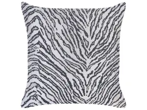 Set of 2 Cushions MANETTI 45 x 45 cm Animal Black-White