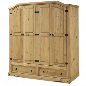 Corona 4 Door 2 Drawer Wardrobe