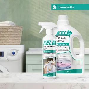 KEL - Pre-Treatment Stain Remover Spray, Pre-Wash for Fabrics and Upholstery Extra Strong - 500ml