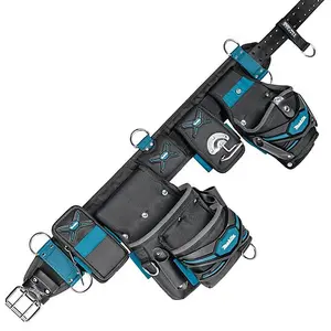 Makita Special Edition Toolbelt 2 Pouch Holster Tool Belt Set and Hammer Holder