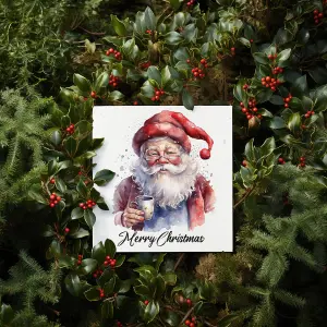 Easy Eco Wildflower Santa Christmas Cards - Eco-friendly and Plantable - Pack of 10