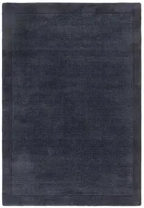 York Navy Blue Colour Plain Wool Tufted Rug Rug 160x230cm for the