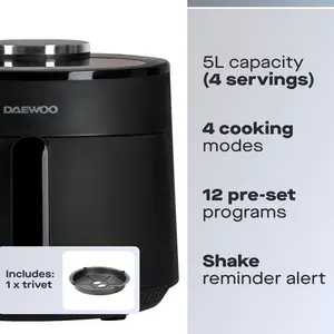 Daewoo Actuate 5L Air Fryer Oven