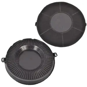 SPARES2GO Type 48 Charcoal Carbon Filter for IKEA Cooker Hood Vent (Pack of 2, CHF037, 235 x 29 mm)