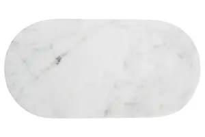 Maison by Premier Marmore Oblong White Marble Serving Tray