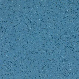 Blue Speckled Effect Vinyl Flooring, Anti-Slip Contract Commercial Vinyl Flooring with 3.0mm Thickness-11m(36'1") X 2m(6'6")-22m²