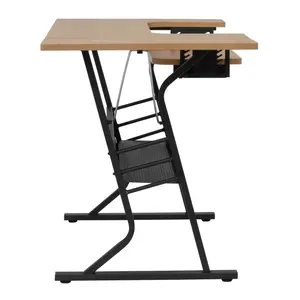 Eclipse Hobby / Sewing Table in Black / Maple - Sewing Online 13368