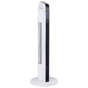 LIVIVO 35" Digital Tower Fan with a Remote Control - White