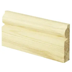 PACK OF 5 - Torus Pine Architrave - 19mm x 69mm x 2100mm