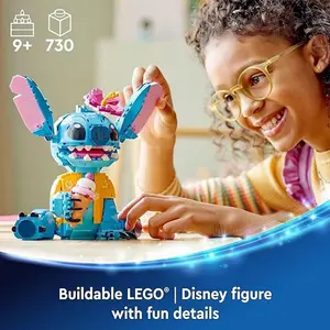 Stitch Inspired Building Block Kit For Kids