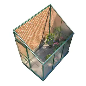 Polycarbonate Lean-To Greenhouse - 4x6