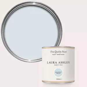 Laura Ashley Seaspray White Matt Emulsion Paint Sample