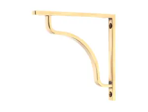 Aged Brass Abingdon Shelf Bracket (150mm x 150mm)