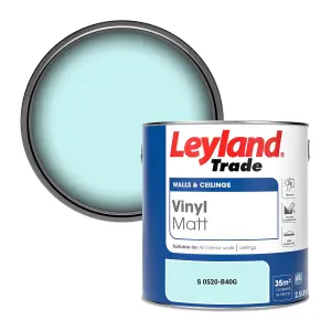 Leyland Trade Vinyl Matt Walls & Ceilings Emulsion Paint (S 0520-B40G) 2.5L