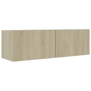 Berkfield TV Cabinets 4 pcs Sonoma Oak 100x30x30 cm Engineered Wood