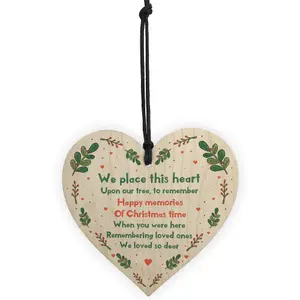 Handmade Memorial Gift To Hang On Christmas Tree Mum Dad Nan Grandad Memorial Gift