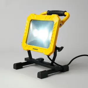 Litecraft Stanley Portable Black 33 Watt LED IP65 Outdoor Work Light