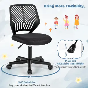 COSTWAY Kids Mesh Computer Chair Ergonomic Desk Chair