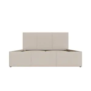 GFW Side Lift Ottoman Storage Bed 135cm Double Natural