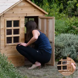 Evermeadow Playhouse - Kid's Wooden Playhouse