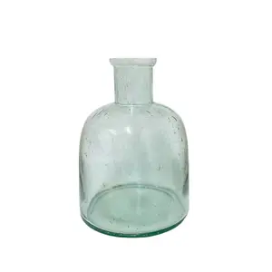 Domed         Green         Bubble         Vase         20cm