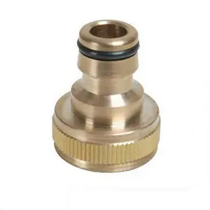 Silverline Tap Connector Brass - 3/4" BSP - 1/2" Male