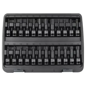 Premier Impact Socket Bit Set 1/2" Drive 24 Pieces Hex/TRX-Star/Spline AK56000