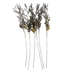 Pack of 6 x 85cm Artificial Dark Berry Stem