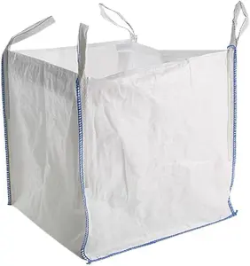 AirTech- UK 100 x New FIBC Bulk Bags Builders Garden Waste 1 Tonne TON Jumbo Bags Storage Sack Heavy Duty