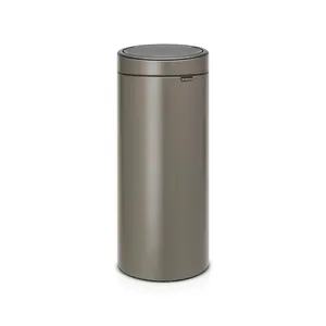 Brabantia 30 Litre Touch Bin Platinum