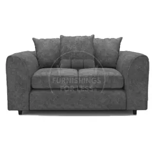 Monaco Chenille Fabric 3 Piece Sofa Set - 2 1 1 Grey