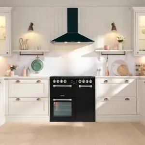 Leisure CK90C230K Freestanding Electric Range cooker with Electric Hob - Black