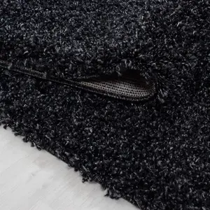 Abaseen 80x150 cm Anthracite Thick Pile soft Shaggy Modern Rug