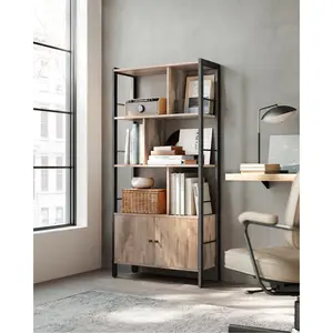 Jazmyne Bookcase Maple White/Black