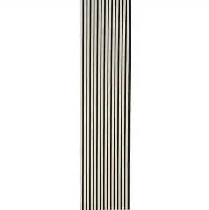 Kraus - Ash Brown - Easy-Fit Acoustic Slat Wall Panel - (L) 240cm x (W) 57.3cm - Single - Sample Size Available