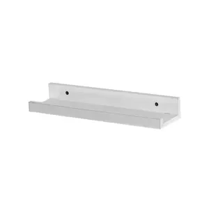 Floating Shelf White / 9.5cm H x 40cm W x 40cm D