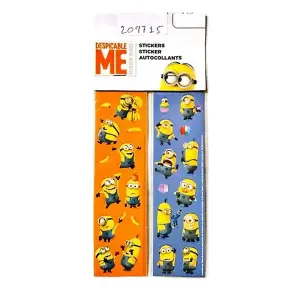 Despicable Me Minions Stickers Yellow/Blue (One Size)