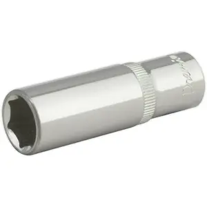 14mm Deep Drive Socket - 3/8" Square Drive Forged Chrome Vanadium Tool