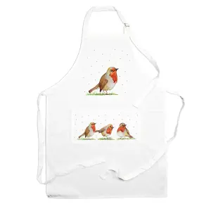 Purely Home Robins Kitchen Apron - Cooking & Baking Gift/Present