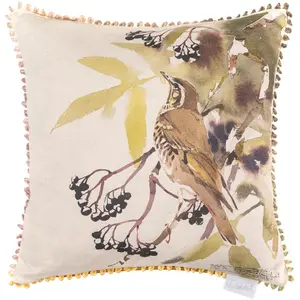 Floral Square Throw Cushion