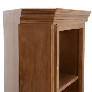 Artistry Mango Wood Corner Bookcase