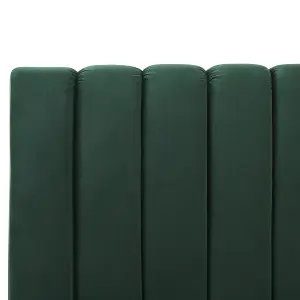 Velvet EU Super King Size Bed Green MARVILLE