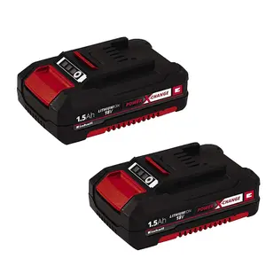 Einhell 18v Power X-Change Starter Kit 2x 1.5Ah Battery + Dual Port Twin Charger