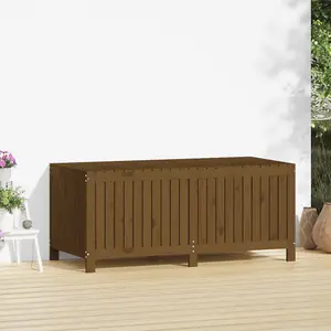 Berkfield Garden Storage Box Honey Brown 147x68x64 cm Solid Wood Pine