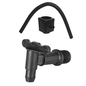 100L Traditional Garden Water Butt Set With Stand, Diverter Tap & Hose Kit