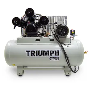 Air Compressor Triumph 45/270 Industrial, 270L, 45CFM, Three-Phase, 10HP